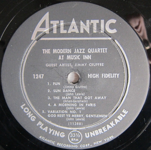 Modern Jazz Quartet, The Guest Artist: Jimmy Giuffre - The Modern Jazz Quartet At Music Inn