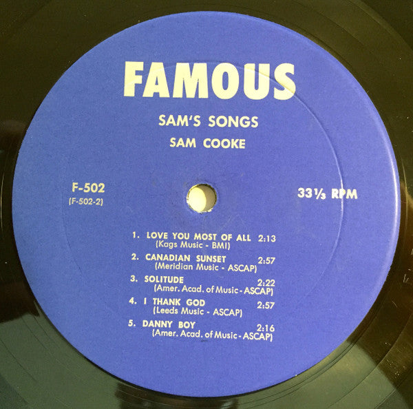 Sam Cooke - Sam's Songs