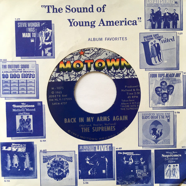 Supremes, The - Back In My Arms Again