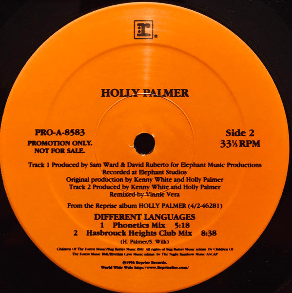 Holly Palmer - Different Languages
