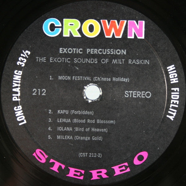 Milt Raskin - Exotic Percussion
