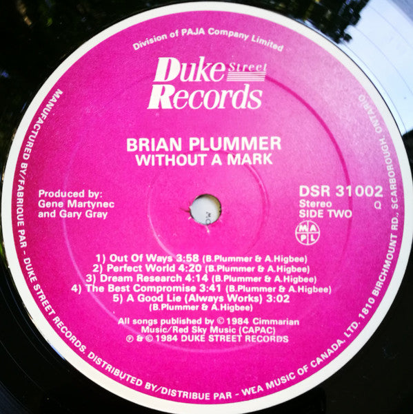 Brian Plummer - Without A Mark