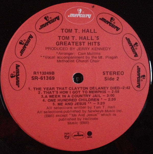 Tom T. Hall's Greatest Hits