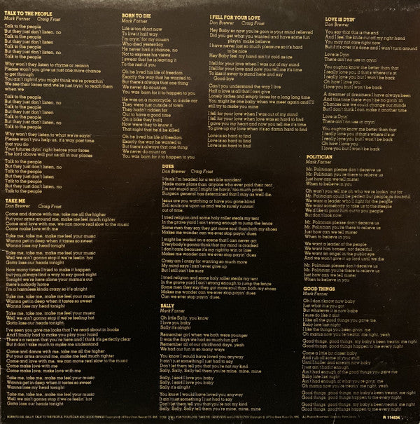 Grand Funk Railroad - Born To Die