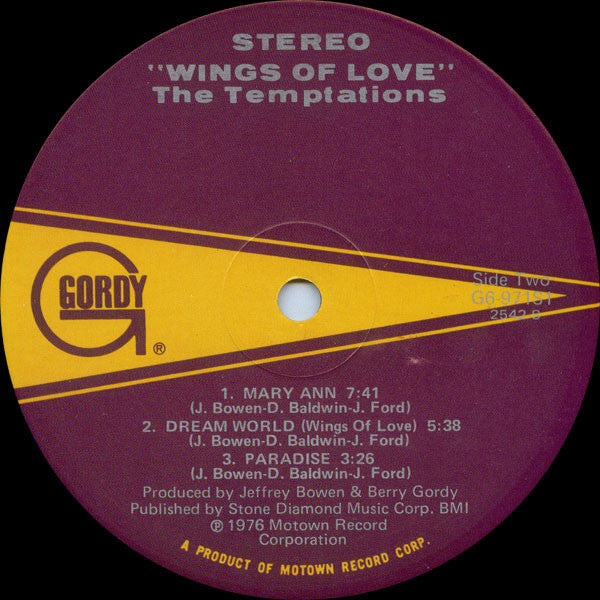 Temptations, The - Wings Of Love