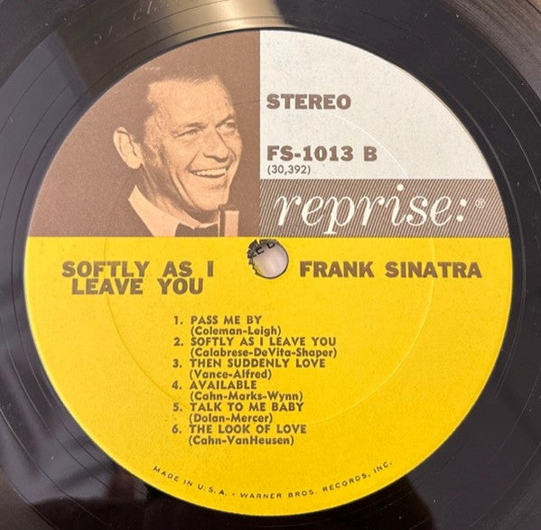 Frank Sinatra - Softly, As I Leave You