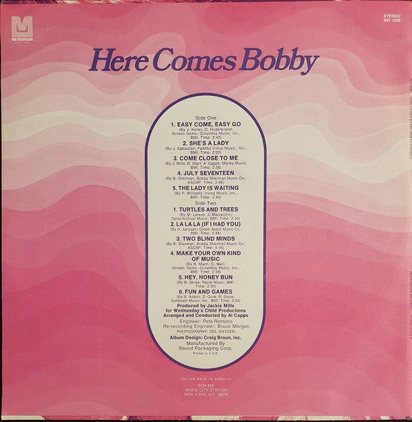 Bobby Sherman - Here Comes Bobby