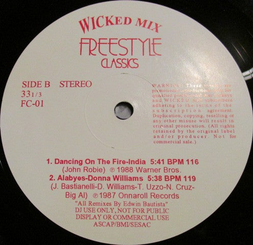 Various - Freestyle Classics Volume 1