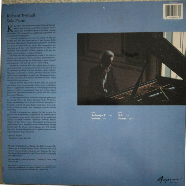 Richard Trythall - Solo Piano