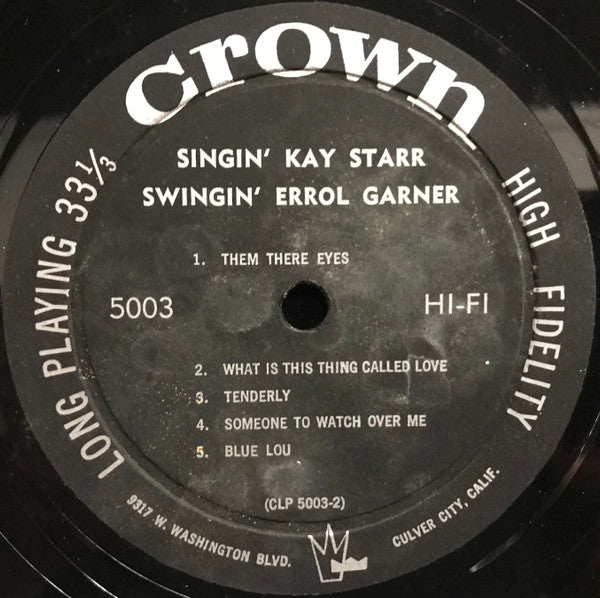 Kay Starr / Erroll Garner - Singin' Swingin'