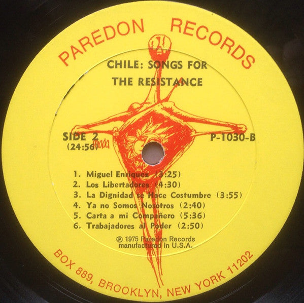 Patricio Manns, Karaxu, Angel Parra - Chile: Songs For The Resistance