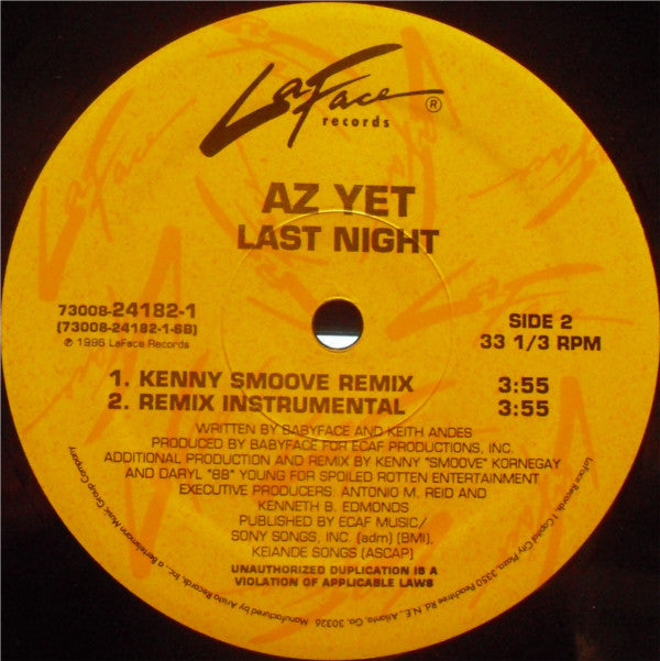 Az Yet - Last Night