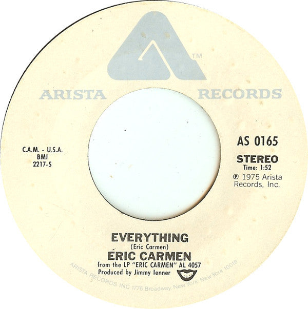 Eric Carmen - All By Myself / Everything
