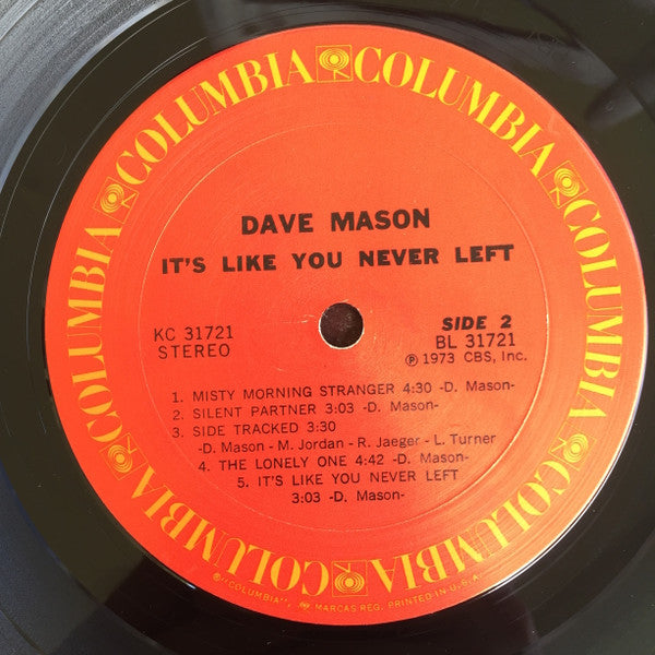 Dave Mason - It's Like You Never Left