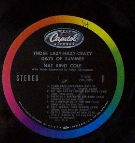 Nat King Cole - Those Lazy-Hazy-Crazy Days Of Summer