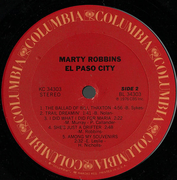 Marty Robbins - El Paso City