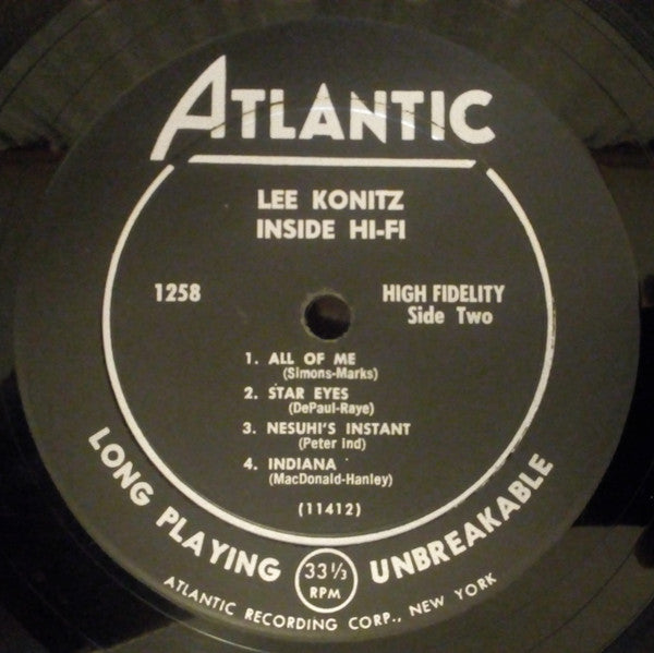 Lee Konitz - Inside Hi-Fi