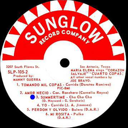 Sunglows, The - Corazon Salvaje Y Cuatro Copas