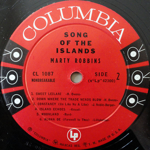 Marty Robbins - Song Of The Islands