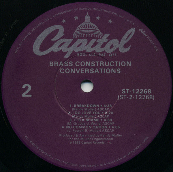 Brass Construction - Conversations