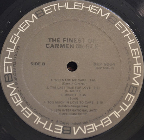 Carmen McRae - ''You'd Be So Easy To Love''
