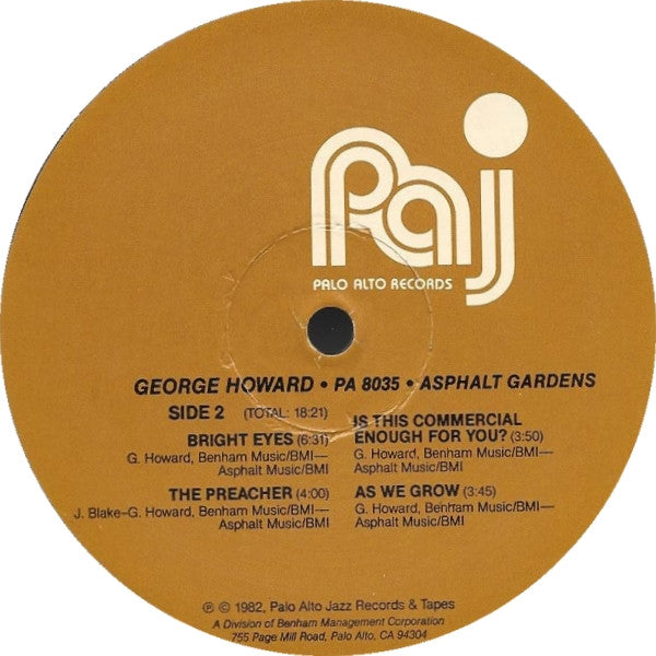 George Howard - Asphalt Gardens