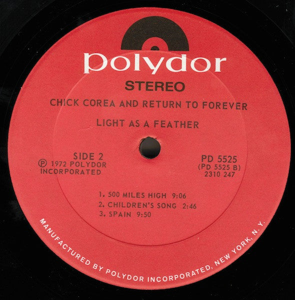 Chick Corea & Return To Forever - Light As A Feather