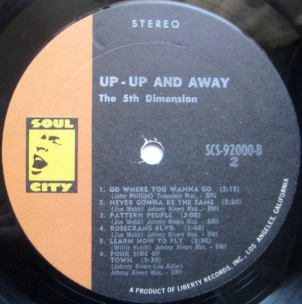 Fifth Dimension, The - Up, Up And Away
