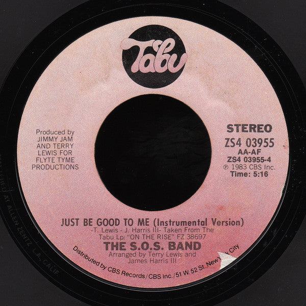 S.O.S. Band, The - Just Be Good To Me