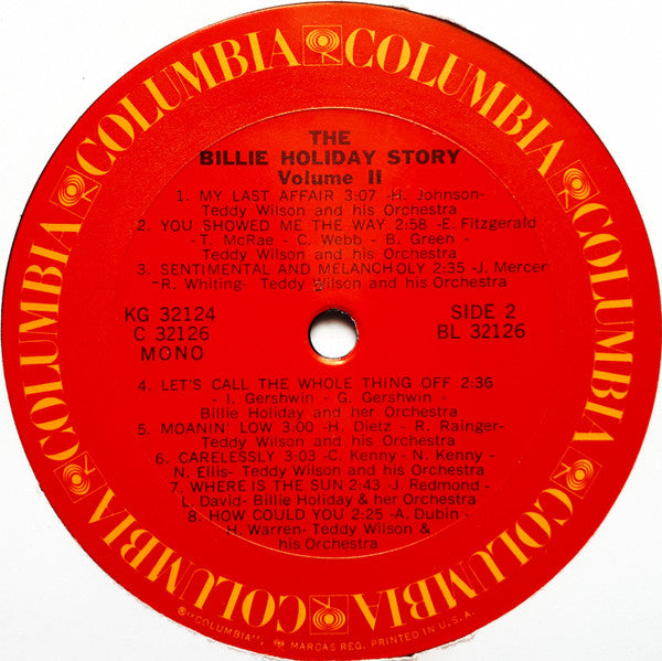 The Billie Holiday Story Volume II