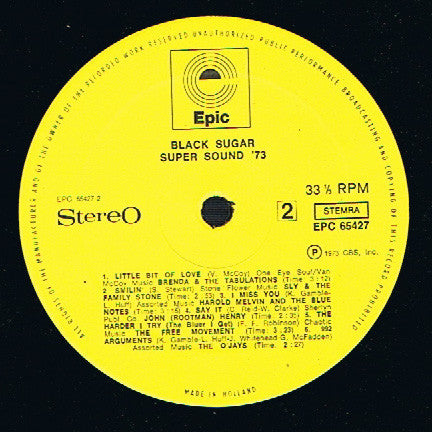Various - Black Sugar Super Sound '73