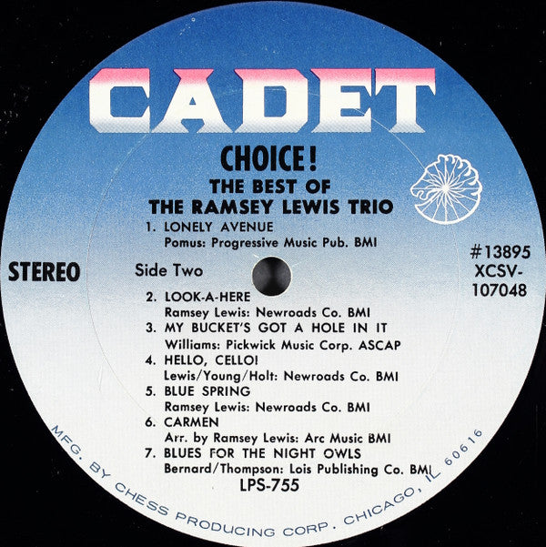 Ramsey Lewis Trio, The - Choice!: The Best Of The Ramsey Lewis Trio