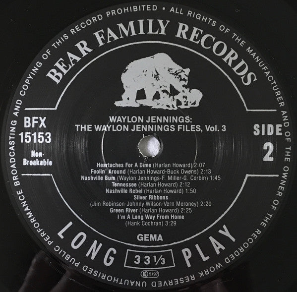 The Waylon Jennings Files, Vol. 3