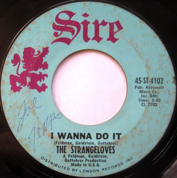 Strangeloves, The - Honey Do / I Wanna Do It