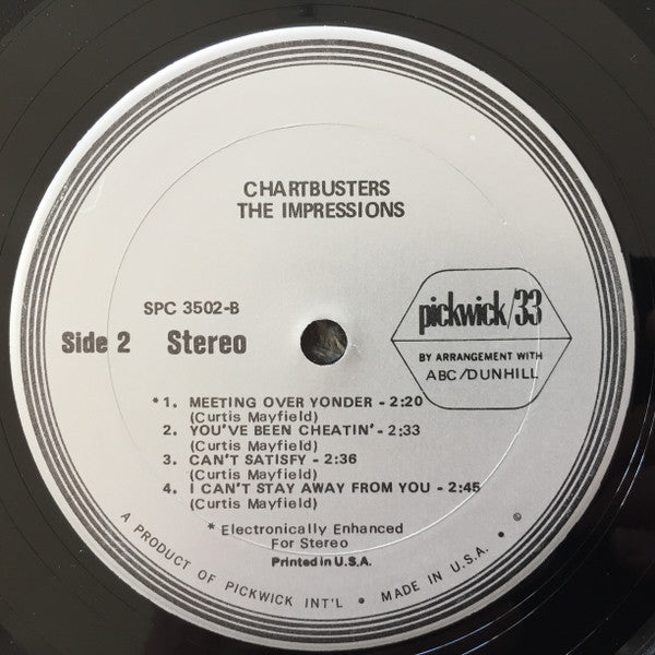 Impressions, The - Chart Busters!