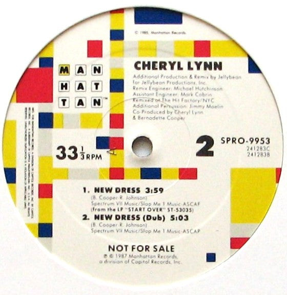 Cheryl Lynn - New Dress