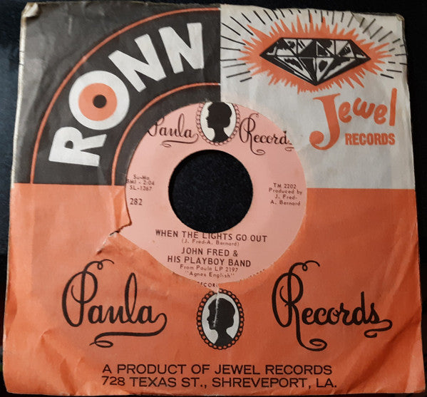 John Fred & His Playboy Band - Judy In Disguise (With Glasses) / When The Lights Go Out