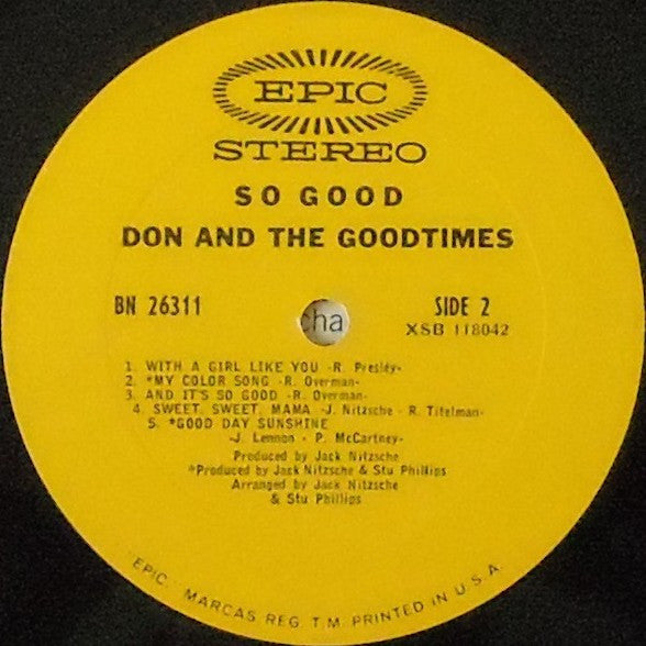 Don & The Goodtimes - So Good