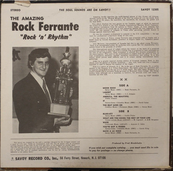 Rock Ferrante - Rock 'n' Rhythm