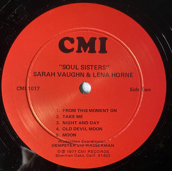 Sarah Vaughan & Lena Horne - Soul Sisters