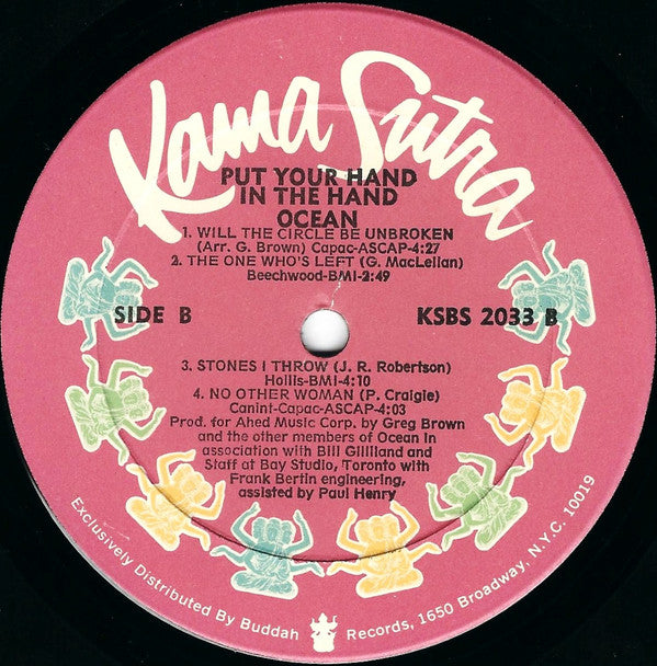 Ocean - Put Your Hand In The Hand