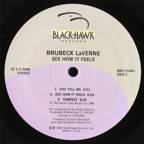 Brubeck LaVerne Trio - See How It Feels