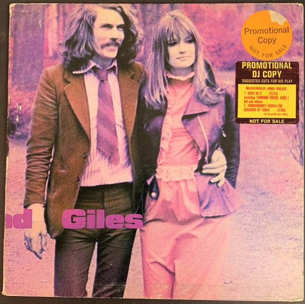 McDONALD And GILES★Same UK Pink  i McDonald And Giles – McDonald And Giles – Vinyl (Pink, Gatefold