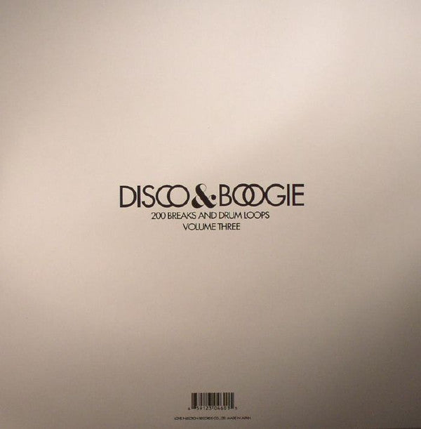 Various - Disco & Boogie: 200 Breaks And Drum Loops Volume 3
