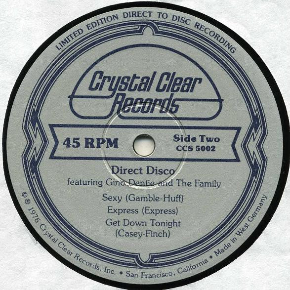 Gino Dentie And The Family - Direct Disco