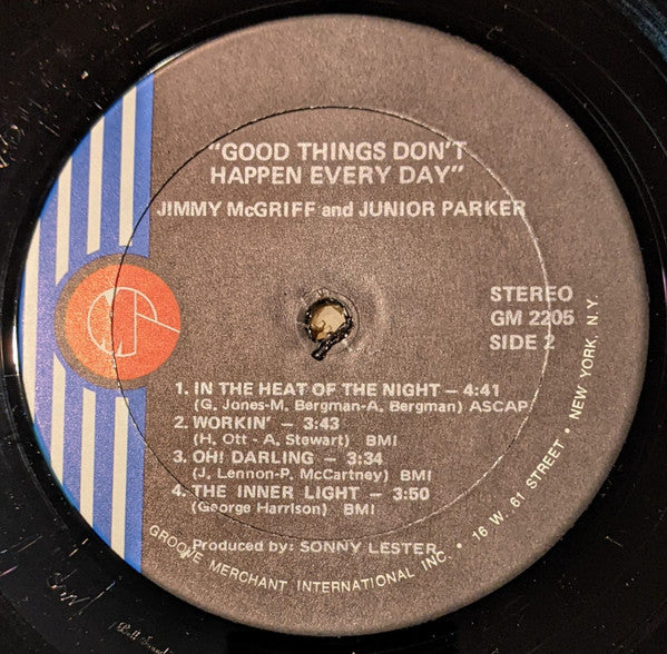 Jimmy McGriff & Little Junior Parker - Good Things Don't Happen Every Day