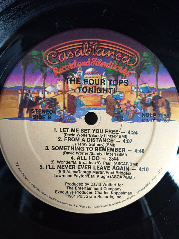Four Tops - Tonight!