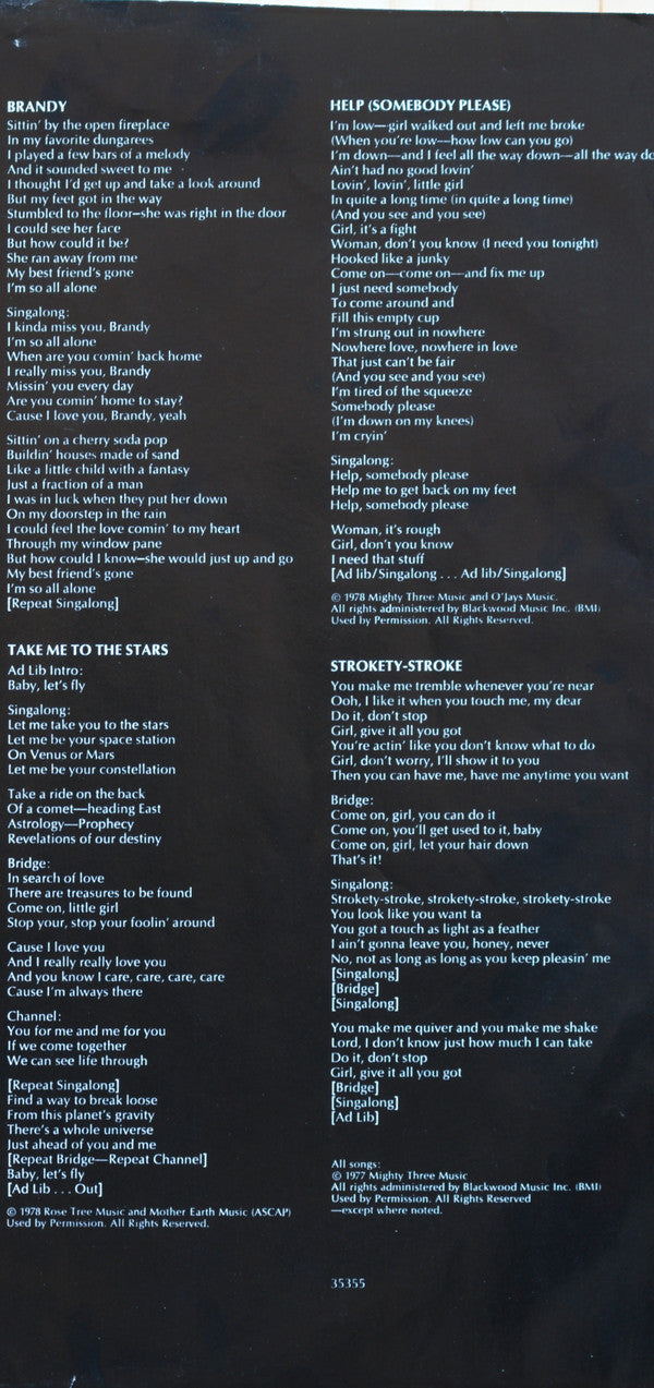 O'Jays, The - So Full Of Love