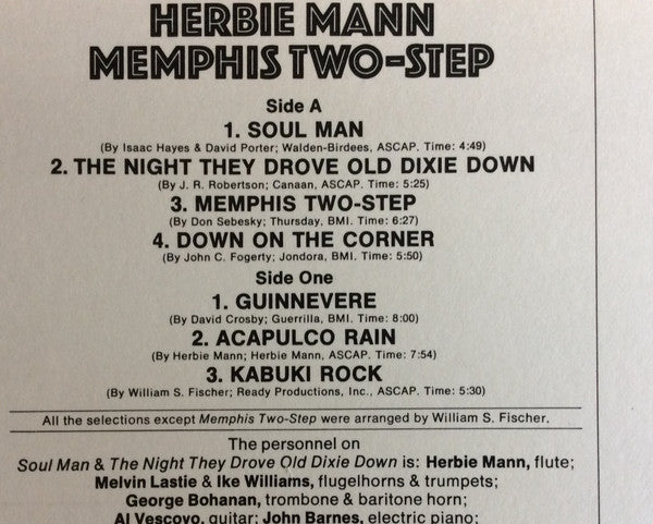 Herbie Mann - Memphis Two-Step