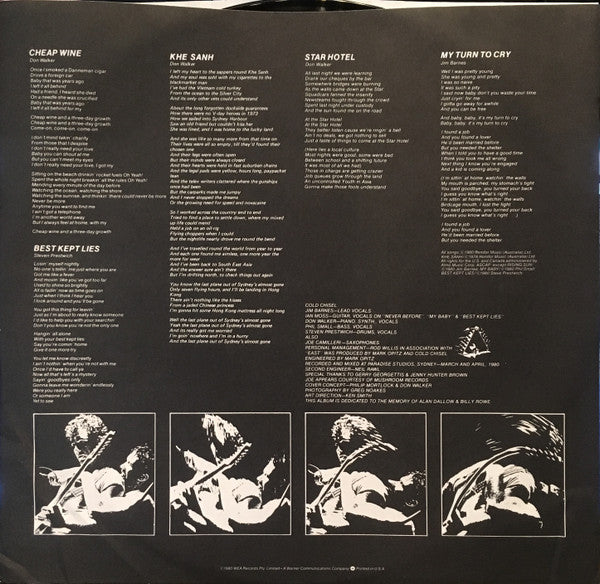 Cold Chisel - East